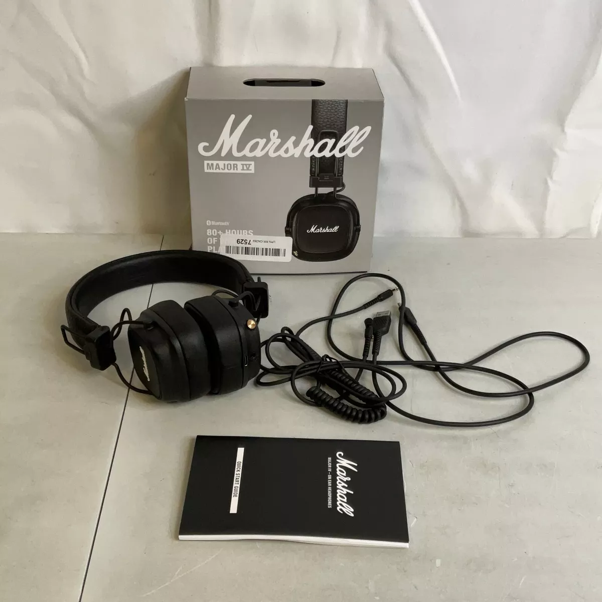 新作好評 Marshall MAJOR Ⅳ ブラック bluetoothの通販 by まっきー's shop｜ラクマ