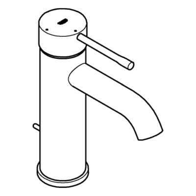GROHE single-lever basin mixer Essence 24180001 chrome