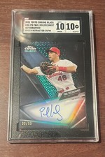 2021 Topps Chrome Black Green Refractor Auto /99 Paul Goldschmidt SGC 10 #CBA-PG