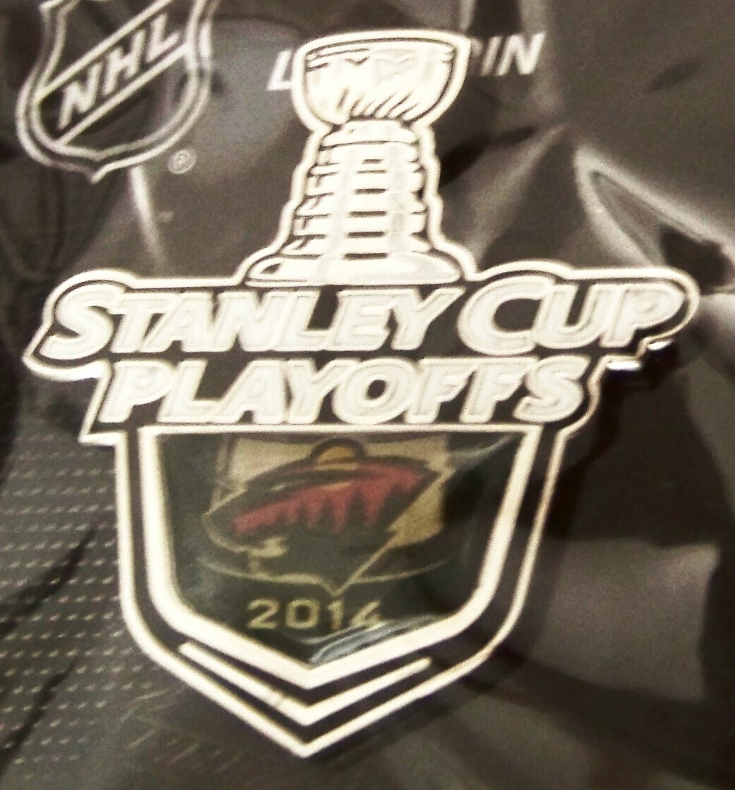 2014 Stanley Cup Playoffs logo lapel pin NHL SC Minnesota Wild