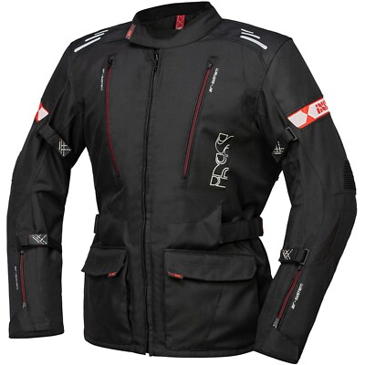 IXS Lorin-ST Size XXL Men's Motorcycle Jacket Waterproof Touring Black-Red