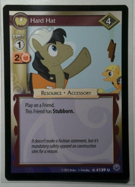 My Little Pony CCG Cappello duro #139