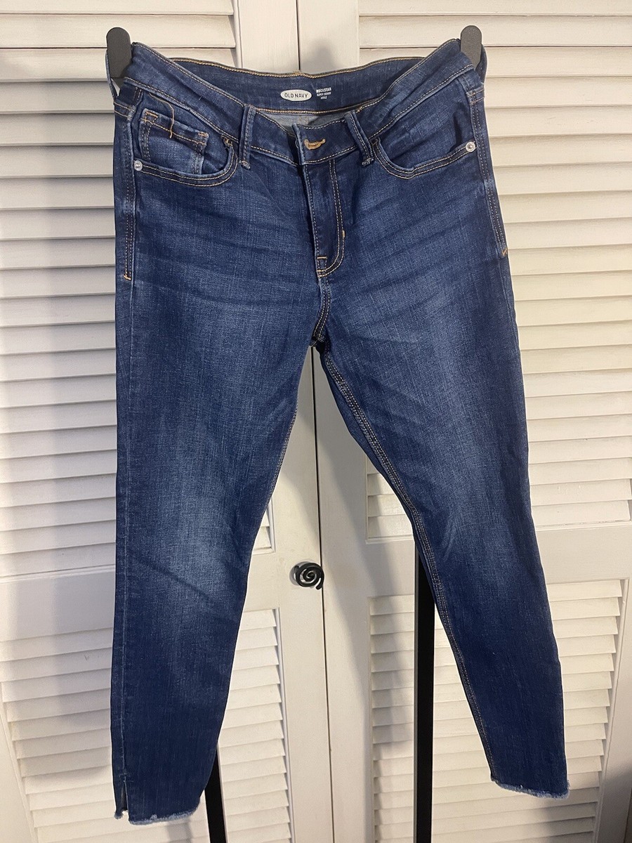 Old Navy Rockstar womens super skinny ankle jean size stretch