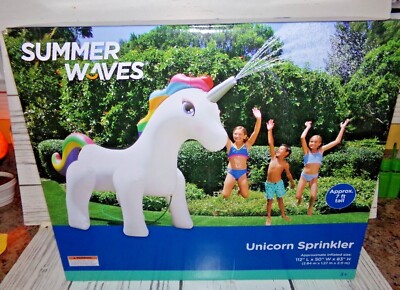 Unicorn Water Sprinkler Unicorn Blow Up Sprinkler Sun Squad