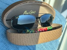Maui Jim Big Island MJ 303 02 Gunmetal Frame  Grey Polarized Sunglasses