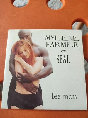 MYLÈNE FARMER & SEAL - CD SINGLE "LES MOTS" - Photo 1/2