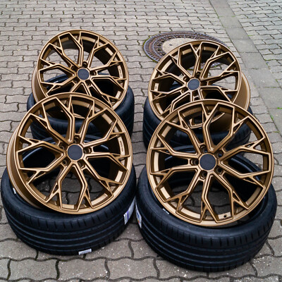 19 Zoll Alufelgen RW03 für Seat Ateca 5FP Leon 5F KL Cupra ET45 57,1 ABE Bronze