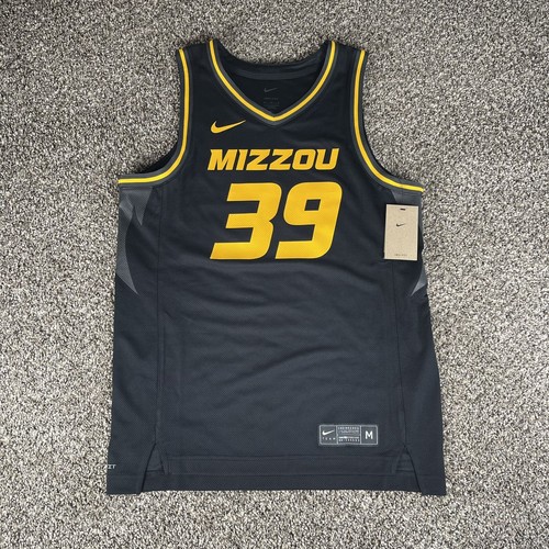 Nike Missouri Tigers Mizzou Basketball Jersey Mens Medium Black Tiger Stripe - Picture 8 of 8