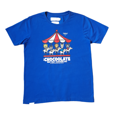 Black Chocoolate x Baby Milo x A Bathing Ape BAPE T Shirt size