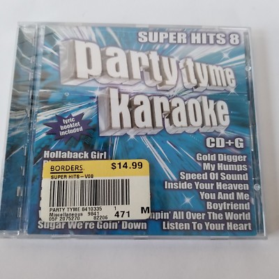 Party Tyme Karaoke: Super Hits, Vol. 8 by Sybersound Rock CD
