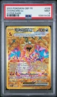 CARTE POKÉMON : DRACAUFEU 228/197 - PSA 9 - FLAMMES OBSIDIENNES