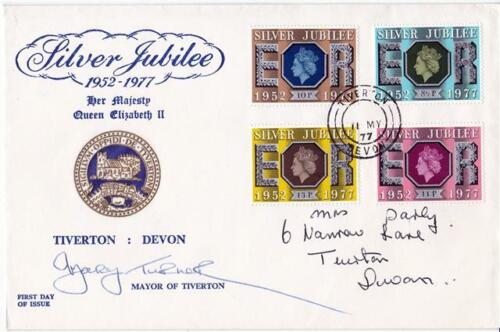 1977 Jubilé - Tiverton « Spécial » - CDS Tiverton + Signé par le Maire !! - Photo 1/1