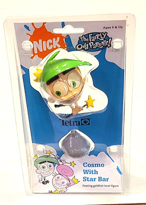 The Fairly Odd Parents Nick Tetra Fish Tank Weighted Decoration Cosmo Star Bar