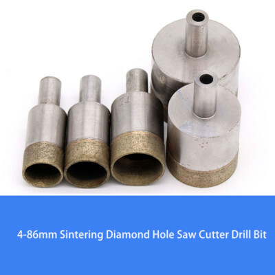 4 86 mm Sinter-Diamant-Lochsägen-Bohrer für Fliesen, Glas, Keramik, Marmor