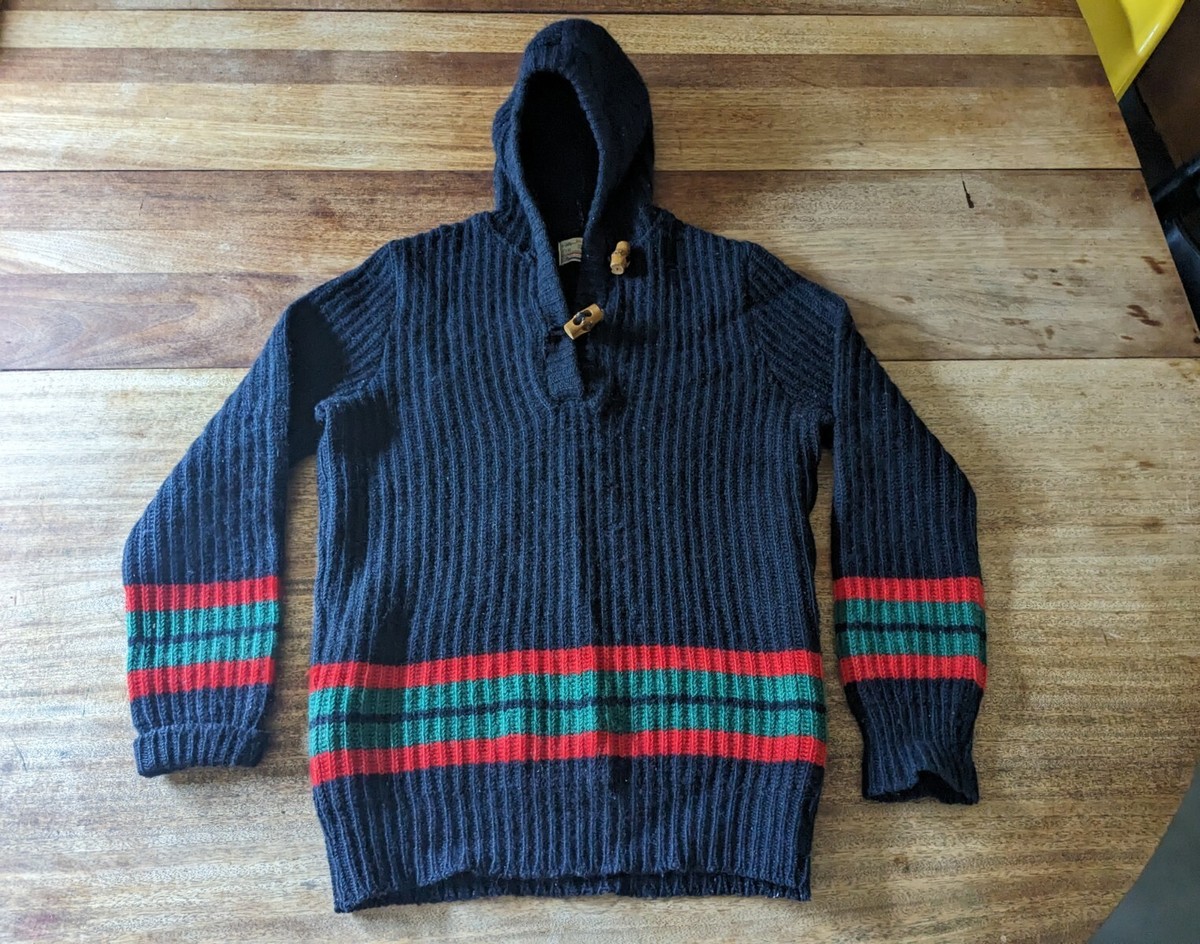 🔥VTG PENDLETON KNOCKABOUTS Wool HOODED Sweater Size 34 Gucci Made In The  USA