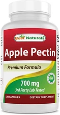 Best Naturals apple pectin 700 mg 120 Capsules -support healthy digestive system