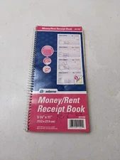 Adams SC1152 Carbonless Money/Rent  Receipt Book 5" x 11"  2 Part Set SC1152 184