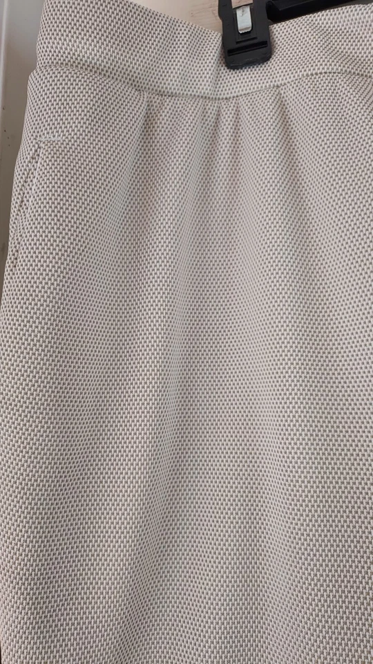 Calça Tek Gear Masculina XXL Cinza Taupe Branca Roupa Ativa Forrada Atlética - Imagem 3 de 4