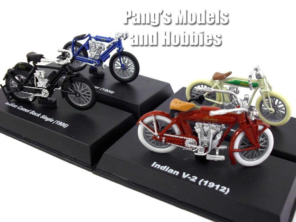 Indian Motorcycle Set of 12 different Motorcycles 1/32 Scale