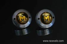 Masi crankset dust caps fit shimano campagnolo record ofmega gipiemme gold retro