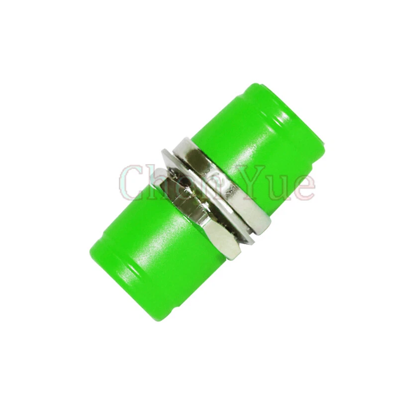 50pcs FC APC Single Mode Simplex Fiber Optic Adapter FC Green Hat Flange Adapter - Image 3 of 4