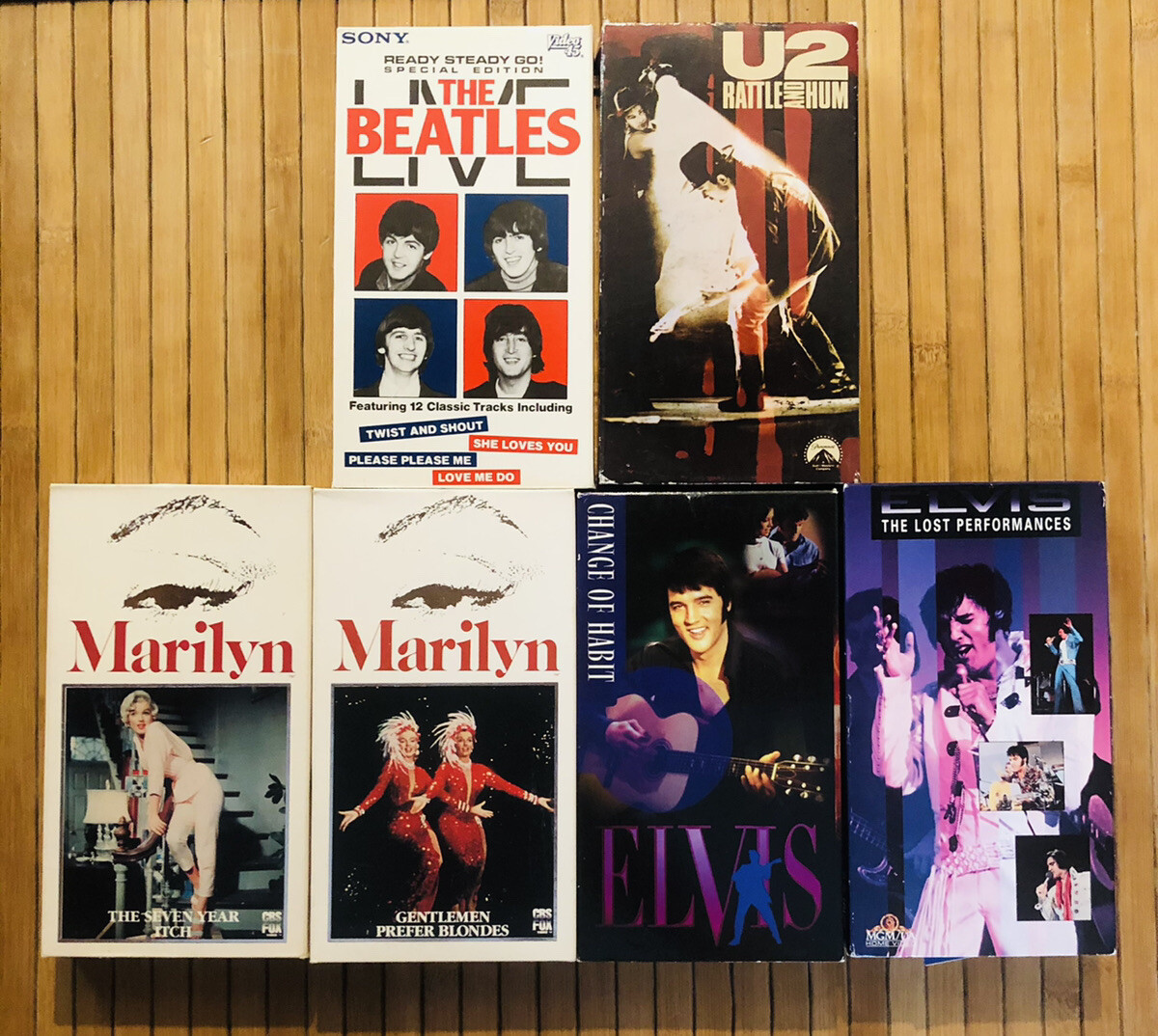 「THE BEATLES LIVE BEST」VHS The Beatles Live VHS Classic Rock SVS Video 45 Ready Steady