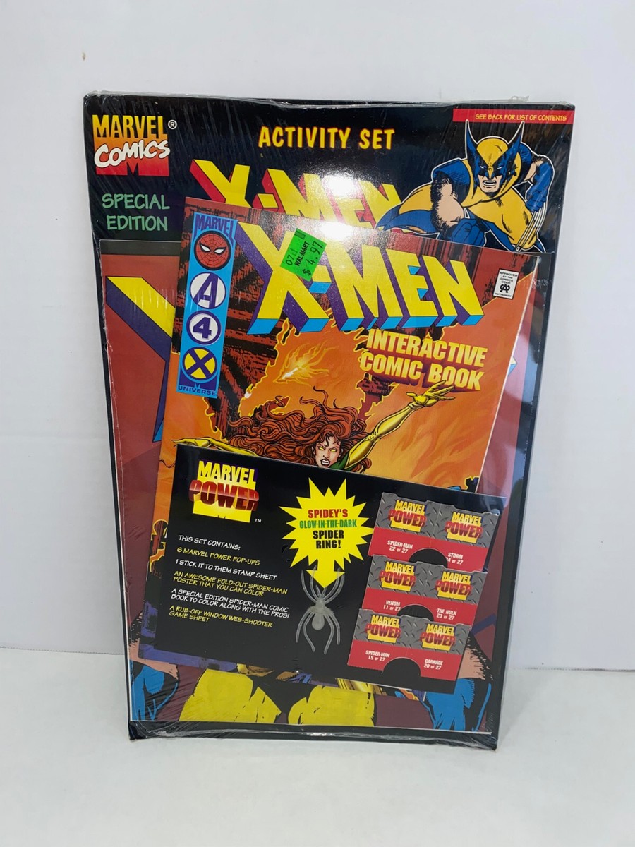 X-Men Activity Set Interactive Comic Book Marvel Power Marvel