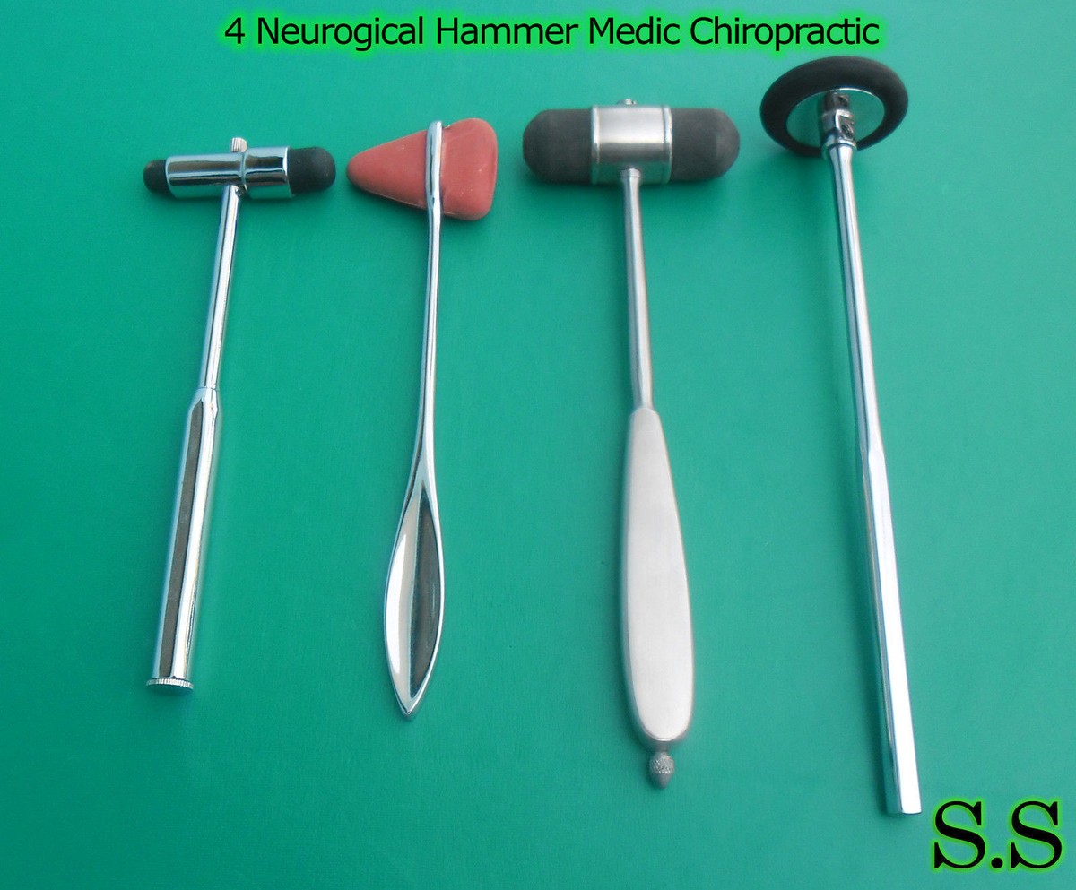 4 Neurological Hammer Medic Set Chiropractic Physical Therapy | eBay