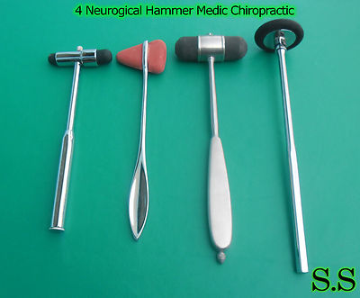 4 Neurological Hammer Medic Set Chiropractic Physical Therapy | eBay