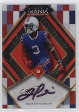 2022 Mania American Football Rainbow Board Digital 8/35 Damar Hamlin Auto 0j8f