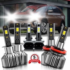 For Kia Sorento Baseexlx 2011-2013 Led Headlight Combo Fog Light Bulb 6500k For Kia Sorento Baseexlx 2011-2013 Led Headlight Combo Fog Light Bulb 6500k