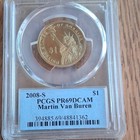 Martin Van Buren Presidential Dollar 2008-S Proof San Francisco PCGS PR69DCAM — photo 1