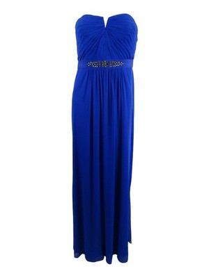 Adrianna Papell Women's Strapless Ruched Gown
