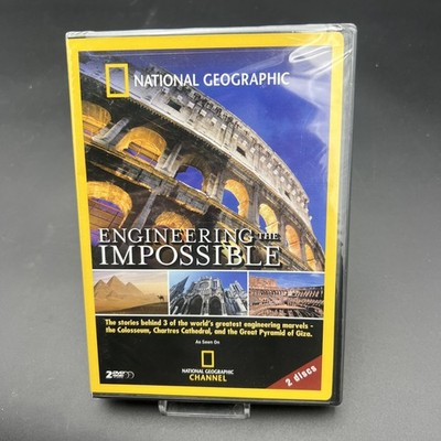 Engineering the Impossible-National Geographic -2 DVD Set -Colosseum,Pyramid NEW