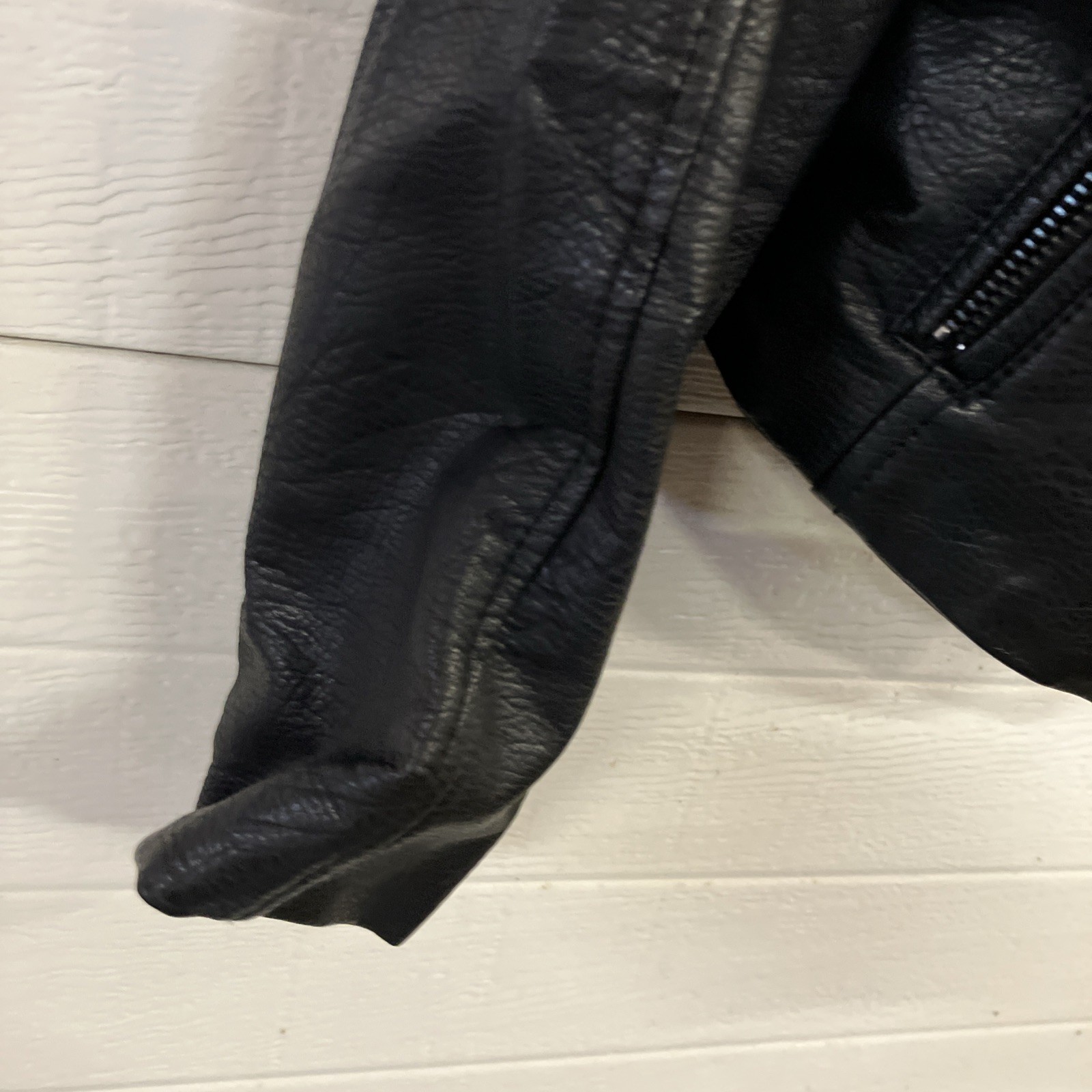 Woman’s Zara Basic Polyester Leather Looking Jack… - image 2