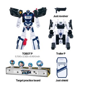 TOBOT, TOBOT P, Youngtoys Transforming Collectible Vehicle to Robot, Heroes Anim