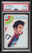1978-79 Topps Phil Esposito #100 PSA 8 HOF uk2
