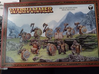Warhammer Fantasy Dwarf Ironbreakers/Irondrakes, new with box
