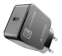 Cellularline Usb Typ-C Travel Charger 15W Black (60047) LadegeräT #1907323
