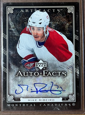 2006-07 Artifacts Autofacts Mike Ribeiro #AFRO Montreal Canadiens