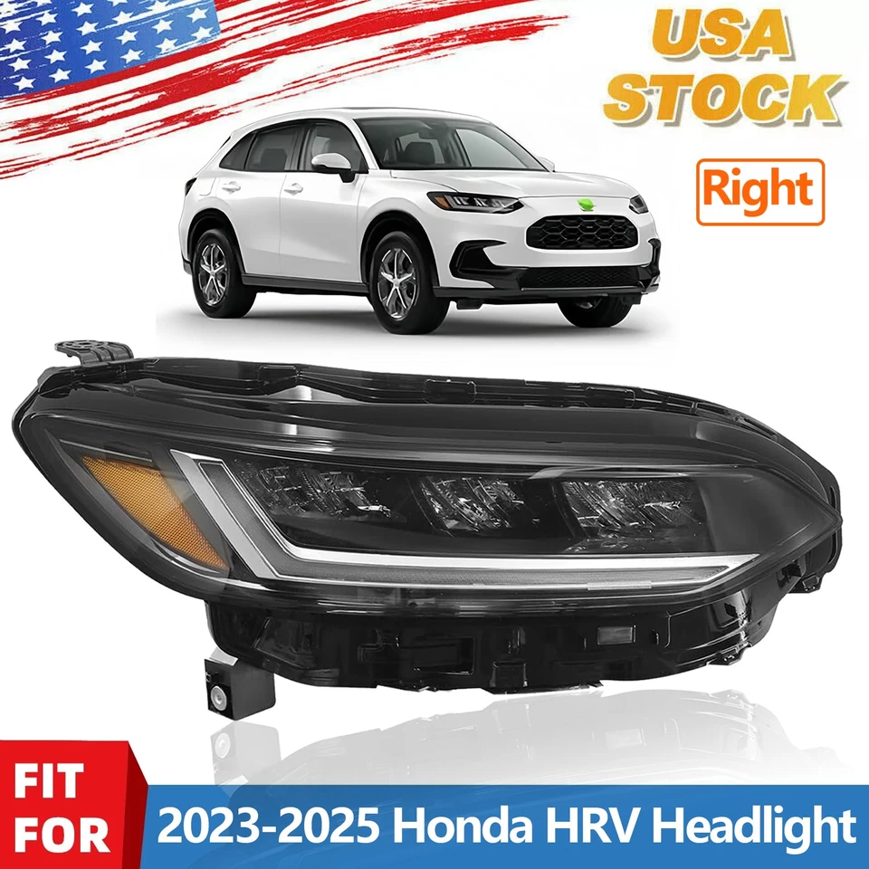 Nuevo faro LED para Honda HR-V HRV pasajero derecho derecho derecho 2023 2024 2025 Foto 4 de 4