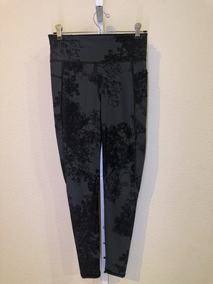 Sweaty Betty Zero Gravity Leggings Black Tree-Print High-Waist S