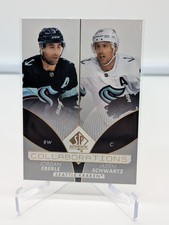2022-23 SP Authentic #C-25 Jordan Eberle Jaden Schwartz Collaborations Kraken