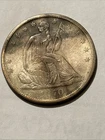 1870 s seated liberty half dollar