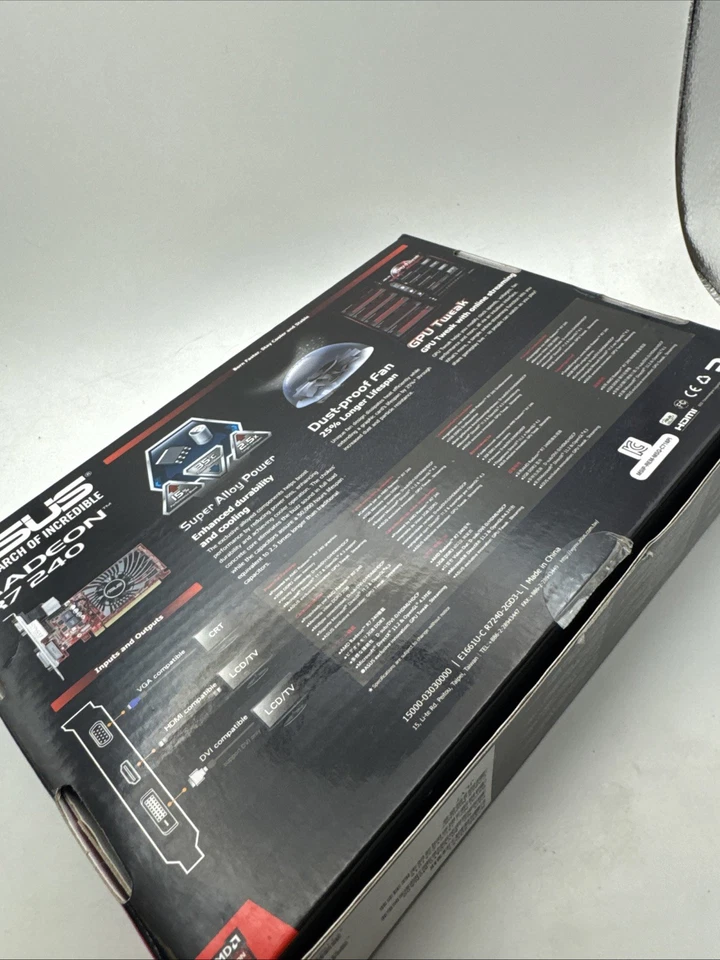 ASUS P/N 90YV04T0-M0NA00 RADEON R7 240 Windows 8.1 Graphics Card OPEN BOX - Image 4 of 4