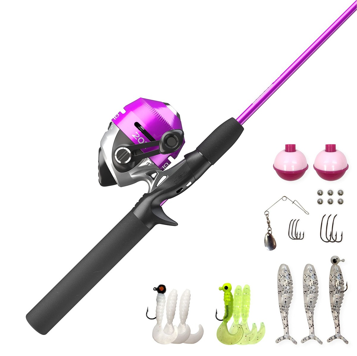 Zebco 202 Spincast Reel and Fishing Rod Combo, 5-Foot 6-Inch 2