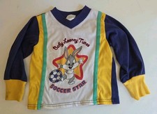 VTG Baby Looney Tunes Sz 24M Bugs Soccer Star Long Sleeve Shirt Rare HTF