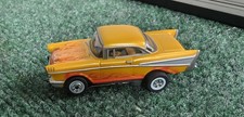Auto World Thunderjet 1957 Chevrolet Bel Air Orange HO Slot Car