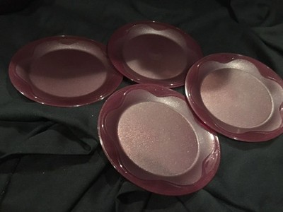 New Tupperware Starlight Celebration Party Plates Set of 4