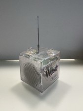 Radio Vintage Anni ‘90 Gadget West cubo trasparente - NUOVA